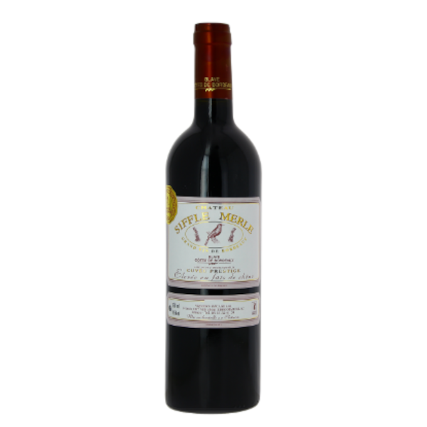 VIN ROUGE CHATEAU SIFFLE MERLE - CUVEE PRESTIGE - BLAYE COTES DE BORDEAUX 75CL